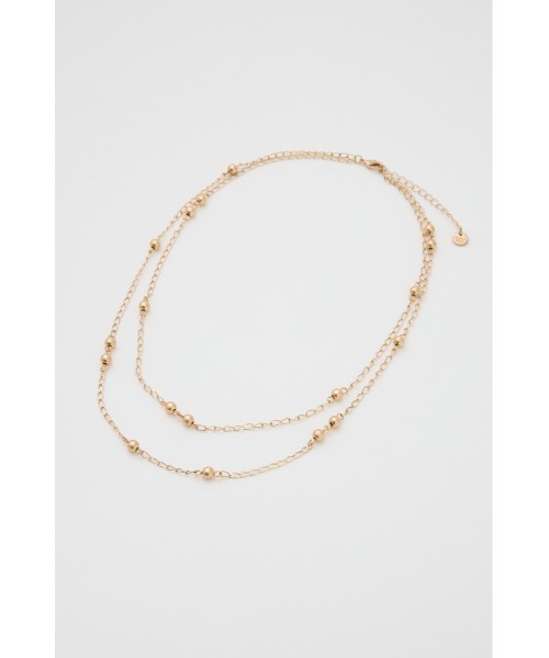 LAGUA GEM（ラグアジェム）の「METAL BALL CHAIN ネックレス（ネックレス・レディース・シルバー/ゴールド・FREE）」の3枚目の写真