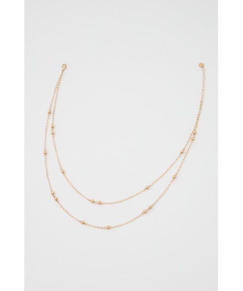 LAGUA GEM（ラグアジェム）の「METAL BALL CHAIN ネックレス（ネックレス・レディース・シルバー/ゴールド・FREE）」の5枚目の写真