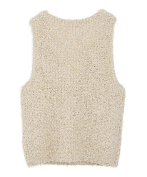 earth music&ecology(アースミュージックアンドエコロジー)の「ポンポンヤーンベスト(ベスト・レディース・アイボリー/ライトグレー/モカ・FREE)」の18枚目の写真