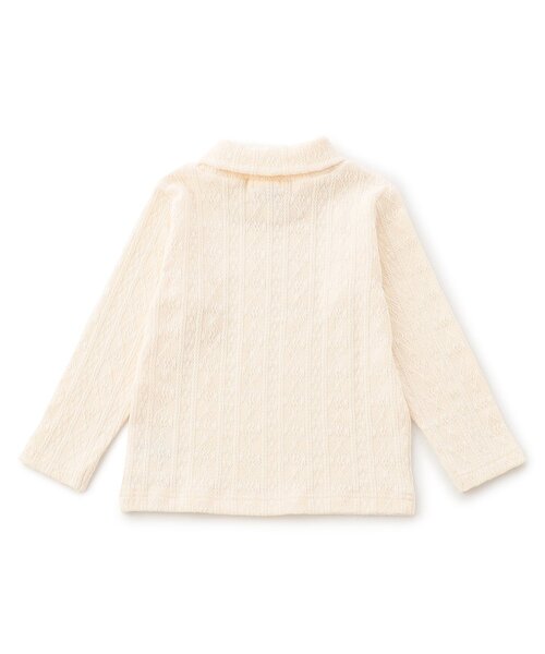 Seraph（セラフ）の「【ジュニア対応】ケーブルジャガードハイネックトップス（Tシャツ/カットソー・キッズ・ブラウン/ピンク/ミント/アイボリー・80/90/100/110/120/130/140）」の10枚目の写真