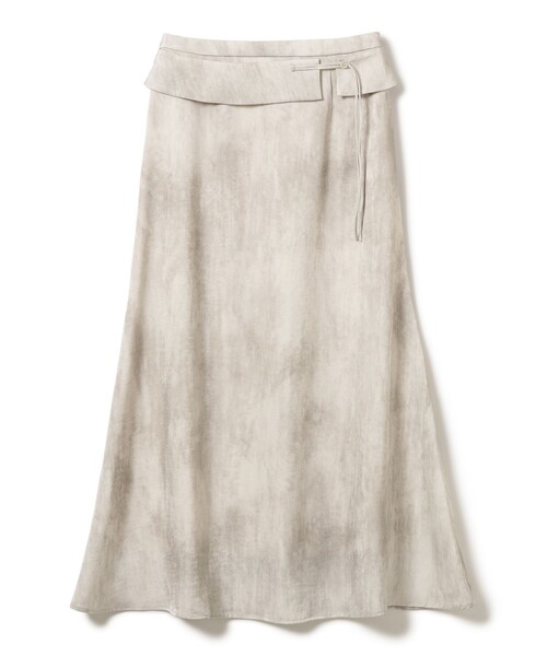 Ray BEAMS（レイビームス）の「RBS / サテン プリント ベルベット スカート（スカート・レディース・オフホワイト/ベージュ・0/1）」の2枚目の写真