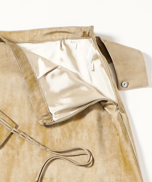 Ray BEAMS（レイビームス）の「RBS / サテン プリント ベルベット スカート（スカート・レディース・オフホワイト/ベージュ・0/1）」の13枚目の写真