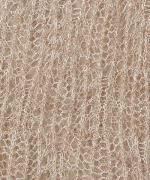 mysty woman（ミスティウーマン）の「モヘヤライクスカシニット 582023（ニット/セーター・レディース・ブルー/ベージュ/ブラウン・FREE）」の16枚目の写真