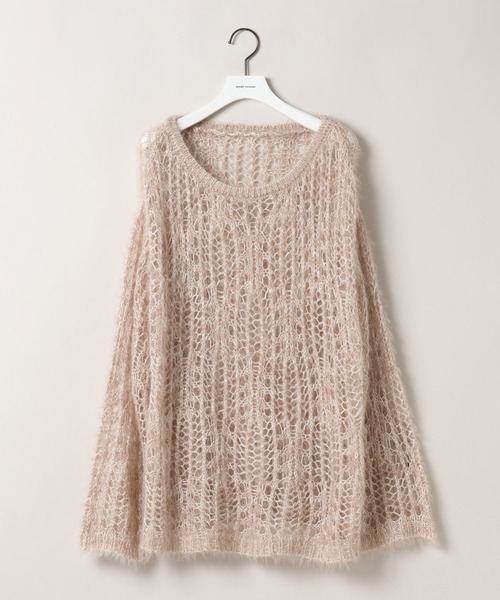 mysty woman（ミスティウーマン）の「モヘヤライクスカシニット 582023（ニット/セーター・レディース・ブルー/ベージュ/ブラウン・FREE）」の17枚目の写真