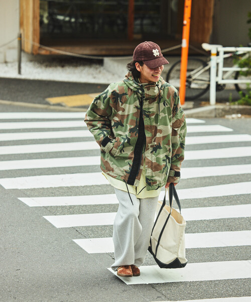 NAUTICA（ノーティカ）の「NAUTICA/ノーティカ ビックシルエット 中綿キルト リップストップ ミリタリーショートブルゾン（ブルゾン・メンズ・カモフラージュ/ブラック・MEDIUM/LARGE/X-LARGE）」の5枚目の写真