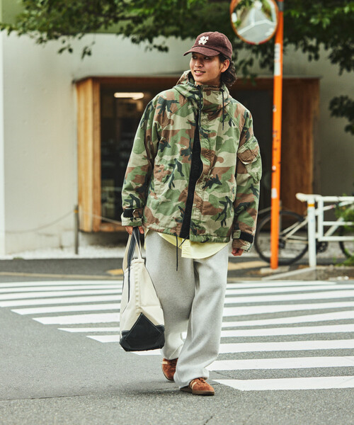 NAUTICA（ノーティカ）の「NAUTICA/ノーティカ ビックシルエット 中綿キルト リップストップ ミリタリーショートブルゾン（ブルゾン・メンズ・カモフラージュ/ブラック・MEDIUM/LARGE/X-LARGE）」の6枚目の写真