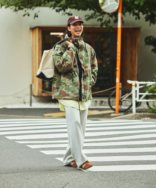 NAUTICA（ノーティカ）の「NAUTICA/ノーティカ ビックシルエット 中綿キルト リップストップ ミリタリーショートブルゾン（ブルゾン・メンズ・カモフラージュ/ブラック・MEDIUM/LARGE/X-LARGE）」の7枚目の写真