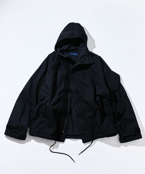 NAUTICA（ノーティカ）の「NAUTICA/ノーティカ ビックシルエット 中綿キルト リップストップ ミリタリーショートブルゾン（ブルゾン・メンズ・カモフラージュ/ブラック・MEDIUM/LARGE/X-LARGE）」の13枚目の写真