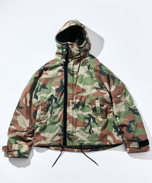 NAUTICA（ノーティカ）の「NAUTICA/ノーティカ ビックシルエット 中綿キルト リップストップ ミリタリーショートブルゾン（ブルゾン・メンズ・カモフラージュ/ブラック・MEDIUM/LARGE/X-LARGE）」の16枚目の写真