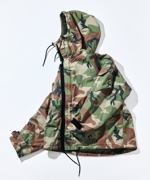 NAUTICA（ノーティカ）の「NAUTICA/ノーティカ ビックシルエット 中綿キルト リップストップ ミリタリーショートブルゾン（ブルゾン・メンズ・カモフラージュ/ブラック・MEDIUM/LARGE/X-LARGE）」の17枚目の写真