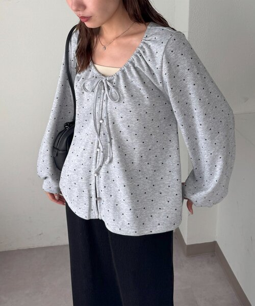 umm.】ギャザーリボンプルオーバー（Tシャツ/カットソー）｜DISCOAT