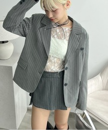 mul.（ムル）の「ストライプジャケットセットアップ（セットアップ）」