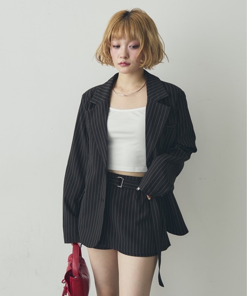 ストライプジャケットセットアップ（セットアップ）｜mul.（ムル）の