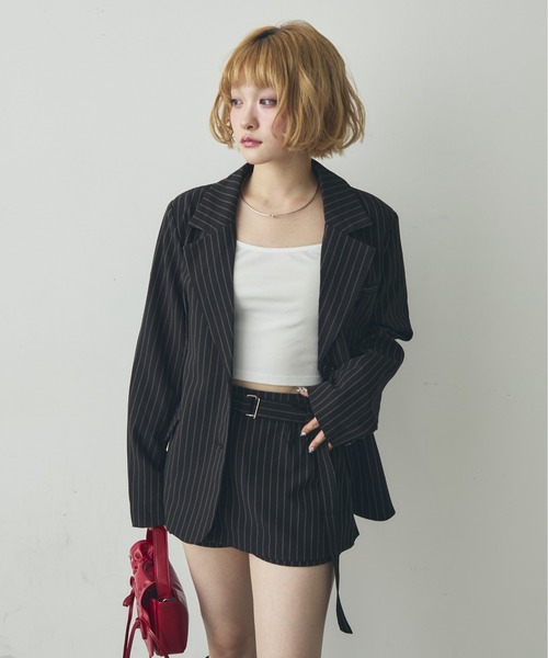 ストライプジャケットセットアップ（セットアップ）｜mul.（ムル）の