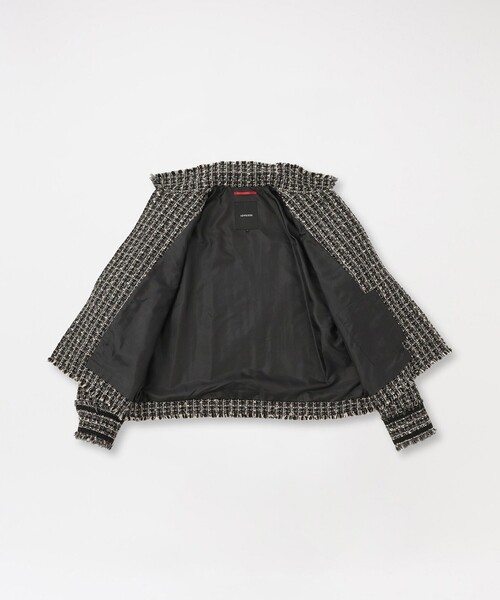 LOVELESS(ラブレス)の「バンビーナツイードブルゾン(ブルゾン・メンズ・グレー系その他2・L/M)」の3枚目の写真