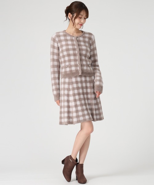 MISCH MASCH（ミッシュマッシュ）の「シャギーニットスカート（スカート・レディース・ホワイト/モカ/グレー/ブルー・ﾌﾘ-）」の20枚目の写真