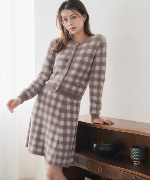 セール】2025秋冬新作 シャギーニットスカート（スカート）｜MISCH