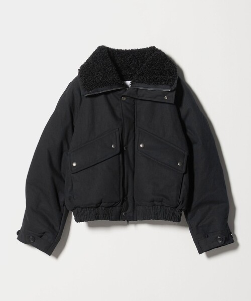 ASTRAET（アストラット）の「＜ASTRAET＞ボア ジップブルゾン（その他アウター・レディース・ブラック/ベージュ・FREE）」の6枚目の写真