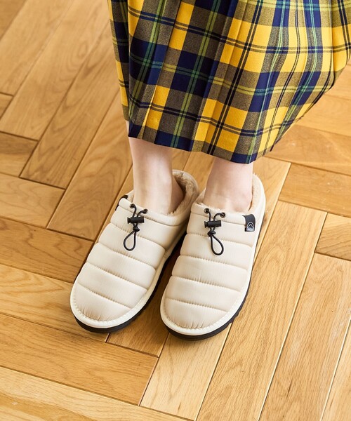 coen(コーエン)の「【C.Mt】WP MOC SHOES(スリッポン・レディース・ブラック/ナチュラル・S/XL/M/L)」の1枚目の写真