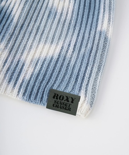 ROXY（ロキシー）の「SUN AND SURF /ロキシーロゴワンポイントリブニット帽・ビーニー（ニットキャップ/ビーニー・レディース・パープル/ブラック/ブルー・FREE）」の9枚目の写真