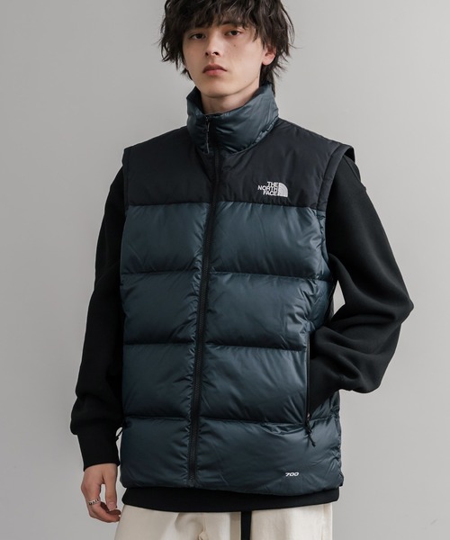 THE NORTH FACE(ザノースフェイス)の「THE NORTH FACE ザ・ノースフェイス MEN'S DIABLO DOWN VEST ワンポイントロゴ刺繍700フィルパワーダウンベスト(ダウンベスト・メンズ・ブラック/ネイビー・M/L/S)」の5枚目の写真