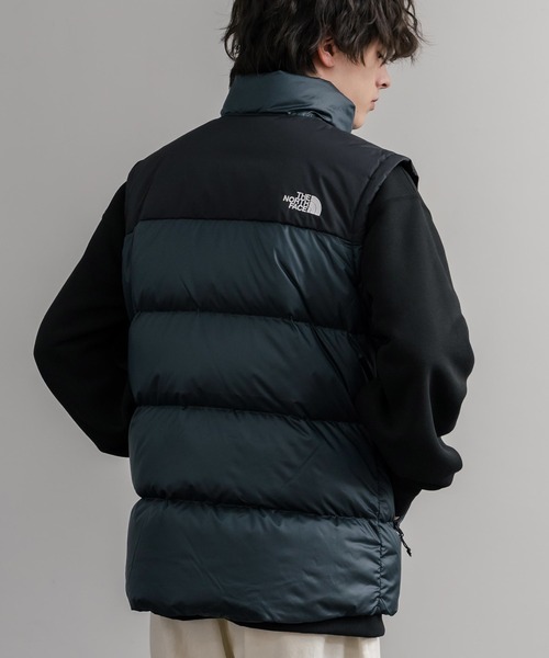 THE NORTH FACE(ザノースフェイス)の「THE NORTH FACE ザ・ノースフェイス MEN'S DIABLO DOWN VEST ワンポイントロゴ刺繍700フィルパワーダウンベスト(ダウンベスト・メンズ・ブラック/ネイビー・M/L/S)」の7枚目の写真