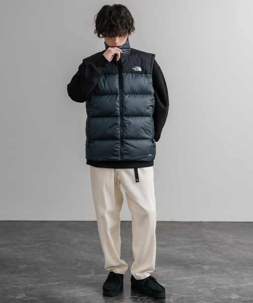 THE NORTH FACE(ザノースフェイス)の「THE NORTH FACE ザ・ノースフェイス MEN'S DIABLO DOWN VEST ワンポイントロゴ刺繍700フィルパワーダウンベスト(ダウンベスト・メンズ・ブラック/ネイビー・M/L/S)」の10枚目の写真