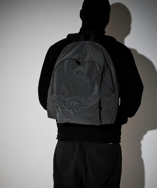 PACKING(パッキング)の「PACKING/パッキング BLACK REFLECTIVE BACKPACK(バックパック/リュック・メンズ・ブラック・F)」の10枚目の写真