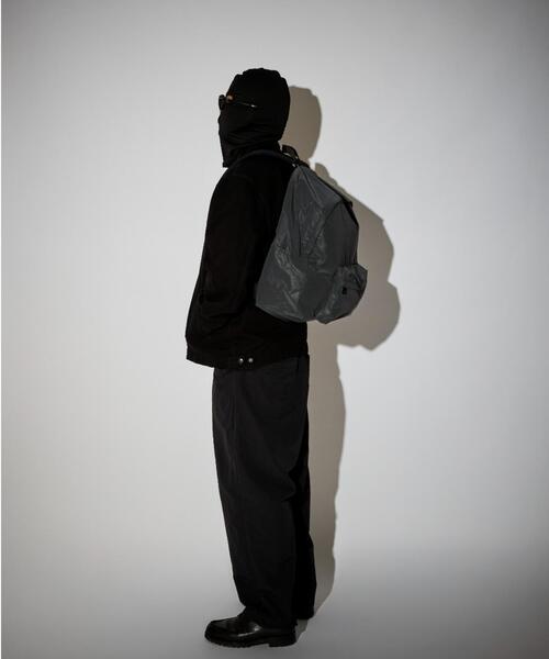 PACKING(パッキング)の「PACKING/パッキング BLACK REFLECTIVE BACKPACK(バックパック/リュック・メンズ・ブラック・F)」の11枚目の写真