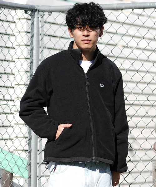NEW ERA（ニューエラ）の「【ムラサキスポーツ限定】NEW ERA/ニューエラ FLEECE REVERACKET ジャケット 14877294/14877295（その他アウター・メンズ・ブラック×ブラック/ブラック×ホワイト・L/M/2XL/XL）」の6枚目の写真