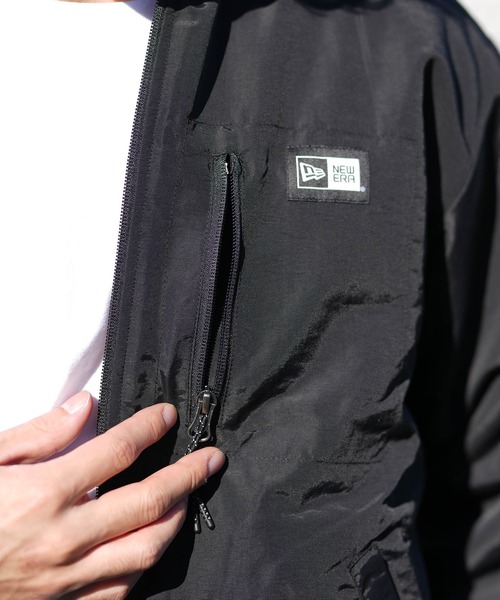 NEW ERA（ニューエラ）の「【ムラサキスポーツ限定】NEW ERA/ニューエラ FLEECE REVERACKET ジャケット 14877294/14877295（その他アウター・メンズ・ブラック×ブラック/ブラック×ホワイト・L/M/2XL/XL）」の12枚目の写真
