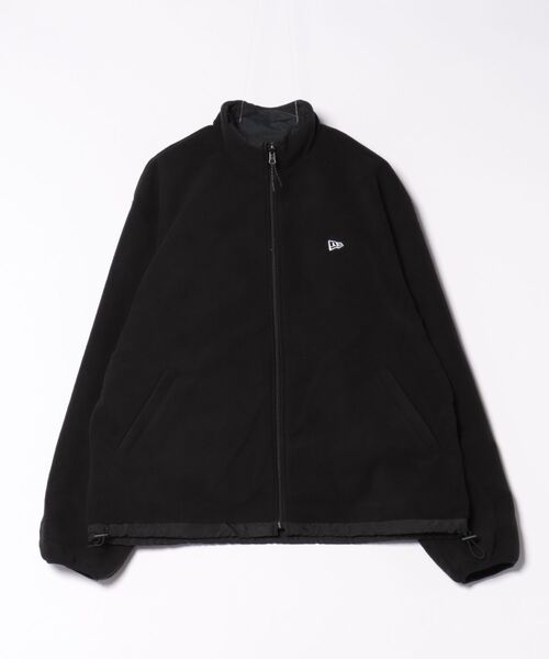 NEW ERA（ニューエラ）の「【ムラサキスポーツ限定】NEW ERA/ニューエラ FLEECE REVERACKET ジャケット 14877294/14877295（その他アウター・メンズ・ブラック×ブラック/ブラック×ホワイト・L/M/2XL/XL）」の20枚目の写真