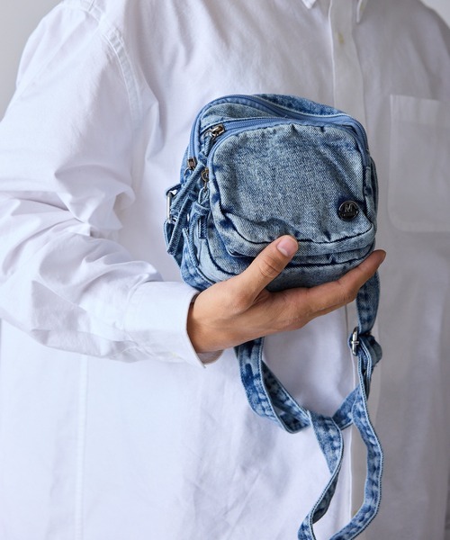 セール】Denim Mini Shoulder Pouch / デニム ミニショルダー