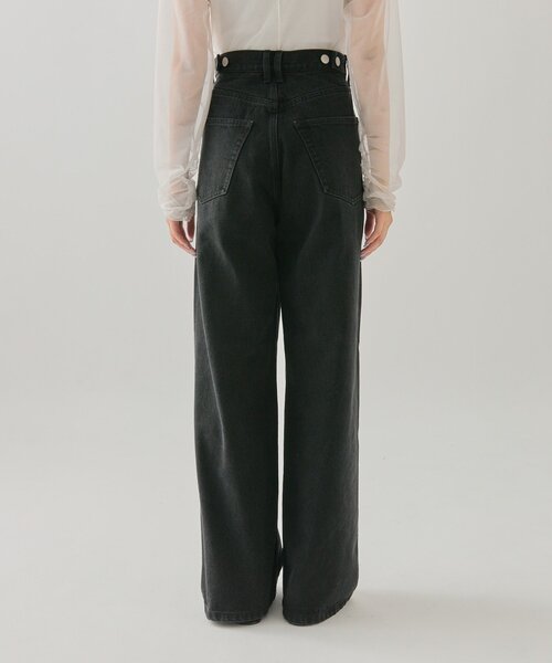 mystic（ミスティック）の「【ウエスト調整可能！】レース切替デニム