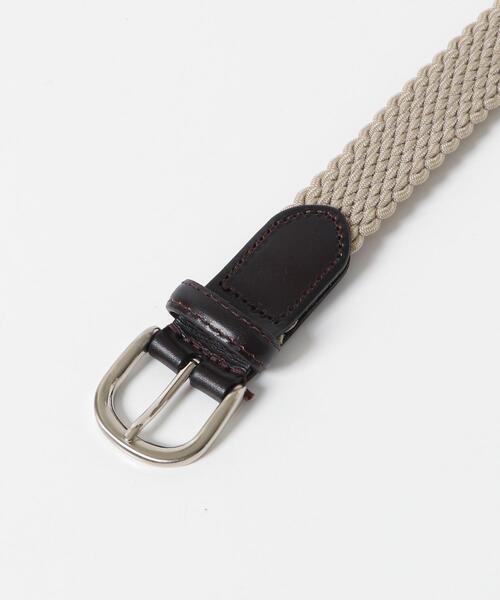 ITEMS URBANRESEARCH（アイテムズ アーバンリサーチ）の「Belt 1176（ベルト・メンズ・ベージュ/ブラック・-）」の5枚目の写真