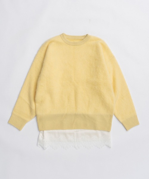 PRANK PROJECT（プランクプロジェクト）の「ミンク加工ニット / Mink-Processed Knit（ニット/セーター・レディース・イエロー/ブラック/ブラウン/グレー・FREE）」の21枚目の写真