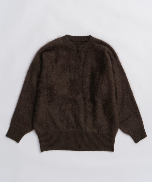 PRANK PROJECT（プランクプロジェクト）の「ミンク加工ニット / Mink-Processed Knit（ニット/セーター・レディース・イエロー/ブラック/ブラウン/グレー・FREE）」の15枚目の写真