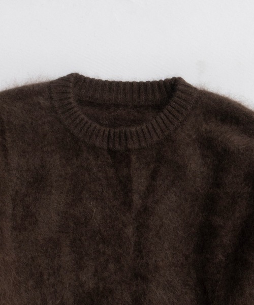 PRANK PROJECT（プランクプロジェクト）の「ミンク加工ニット / Mink-Processed Knit（ニット/セーター・レディース・イエロー/ブラック/ブラウン/グレー・FREE）」の7枚目の写真