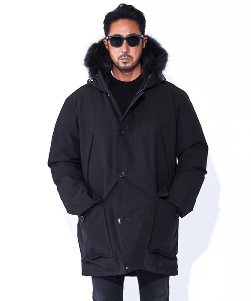 DRESSTERIOR(ドレステリア)の「【干場義雅×DRESSTERIOR】 N-3Bダウンコート(ダウンジャケット/コート・メンズ・ブラック・90/91/92)」の1枚目の写真