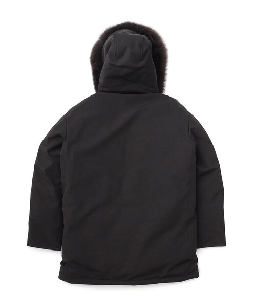 DRESSTERIOR(ドレステリア)の「【干場義雅×DRESSTERIOR】 N-3Bダウンコート(ダウンジャケット/コート・メンズ・ブラック・90/91/92)」の4枚目の写真