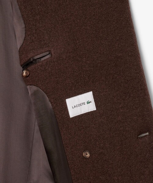 LACOSTE（ラコステ）の「ダブルブレストバージンウールロングコート