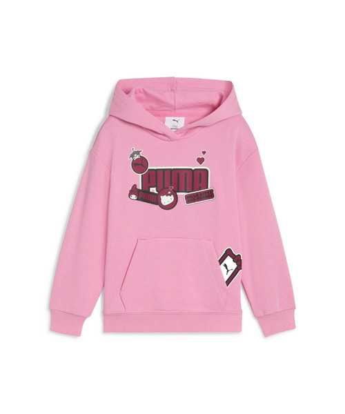 PUMA（プーマ）の「PUMA プーマ ガールズ PUMA x ハローキティ アンド フレンズ リラックスド フ（パーカー・キッズ・ライトブルー/ピンク・116/122/104/110）」の9枚目の写真