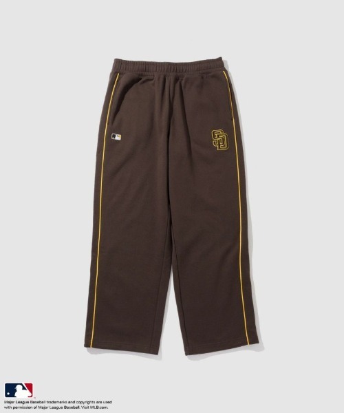 MLB(メジャーリーグベースボール)の「MLB Retro Line Wide Sweatpants/MLBレトロラインワイドスウェットパンツ(スウェットパンツ・メンズ・ブラック/ブラウン/アッシュグレー・L/M/XL)」の3枚目の写真