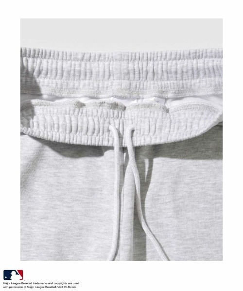 MLB(メジャーリーグベースボール)の「MLB Retro Line Wide Sweatpants/MLBレトロラインワイドスウェットパンツ(スウェットパンツ・メンズ・ブラック/ブラウン/アッシュグレー・L/M/XL)」の5枚目の写真