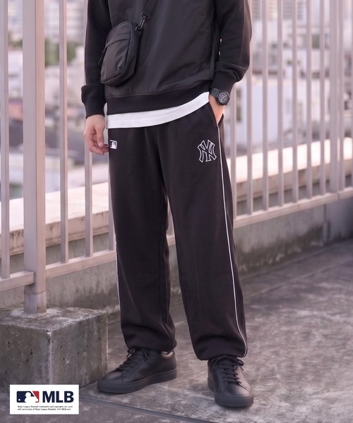 MLB(メジャーリーグベースボール)の「MLB Retro Line Wide Sweatpants/MLBレトロラインワイドスウェットパンツ(スウェットパンツ・メンズ・ブラック/ブラウン/アッシュグレー・L/M/XL)」の16枚目の写真