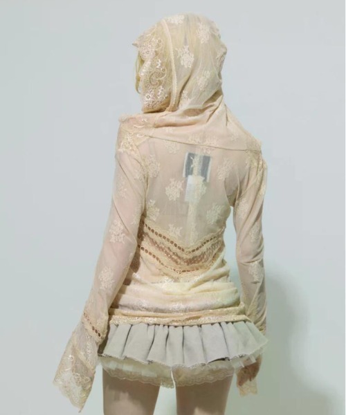 neith./ネイス/Veil off-shoulder Dress(Beige)（ドレス）｜neith