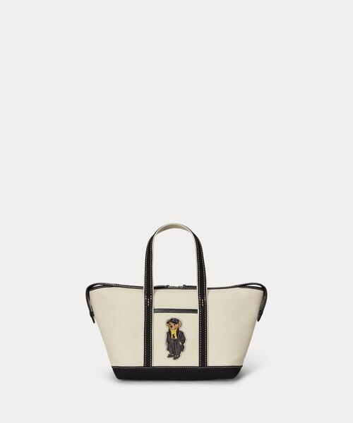 ポロラルフローレン　ポロベア　キャンバス　ミニショッパートート　ショルダーバッグ Polo ベア キャンバス ミニ ショッパー トート（トートバッグ