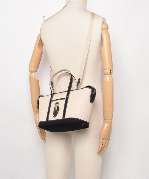 Polo ベア キャンバス ミニ ショッパー トート（トートバッグ）｜POLO