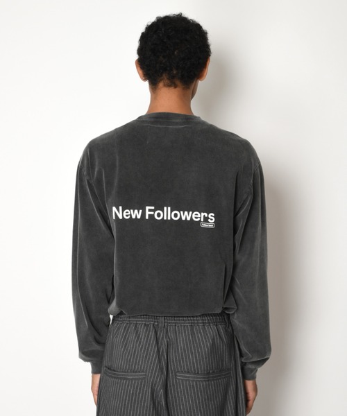 SUPERTHANKS(スーパーサンクス)の「<ピグメント加工>バックプリント ロングTシャツ/Pigment dyed Print L/S T-shirt(Tシャツ/カットソー・メンズ・ブラック/ライトグレー/ライトブラック・S/M/L)」の4枚目の写真