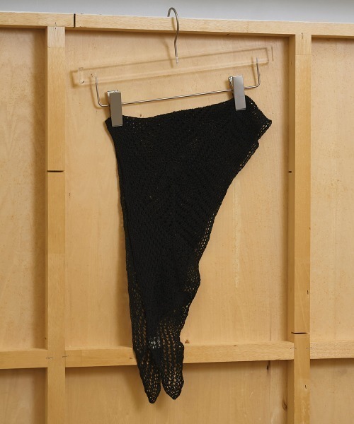 TODAYFUL(トゥデイフル)の「Crochet Lace Scarf(バンダナ/スカーフ・レディース・キナリ/ブラック・FREE)」の2枚目の写真